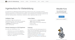 Desktop Screenshot of cad-kurs.de
